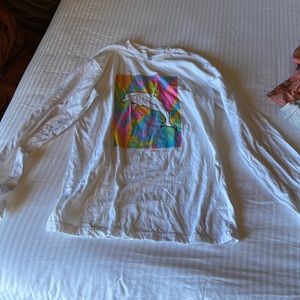 Trippy dolphin long sleeve t-shirt